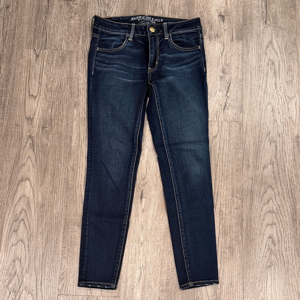 American Eagle Outfitters Women's Deep Indigo Skinny Jeans